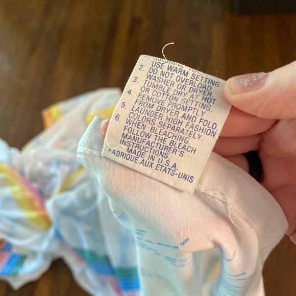 🌈Vintage pacific rainbow flat sheet🌈 - Picture 6 of 7